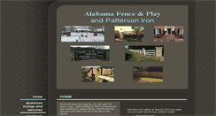 Desktop Screenshot of alabamafenceandplay.net